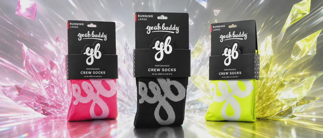 Yeah Buddy performance crew socks hero video